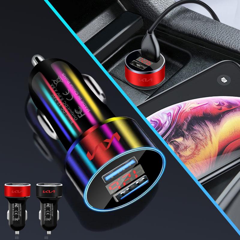 Автомобильное зарядное устройство USB Type-C Адаптер быстрой зарядки Для Kia Rio 3 K2 Ceed Cerato K3 Sportage 4 Picanto K5 Optima Sorento Forte Stinger