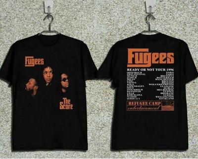 Новая футболка 1996 Fugees The Score Ready Or Not Концертный Тур Футболка T Shirt TU057 Унисекс Футболка