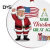 1/2/3/5/10 шт. Рождественские украшения Трампа 2024 года, снова сделают Рождество великим, украшение Санты, праздничное украшение для сторонников