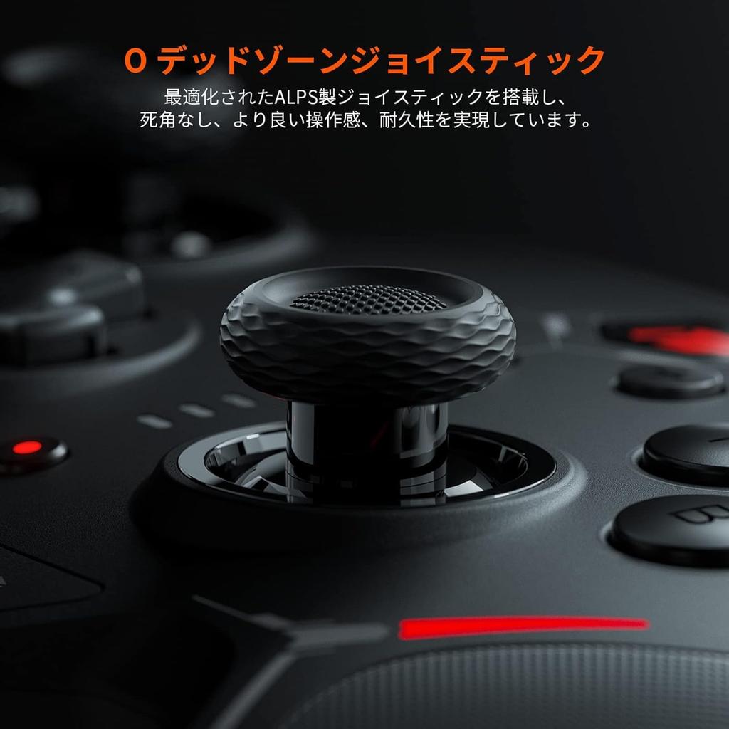 BLITZ BIGBIG WON Контроллер для Switch с макросами, задними кнопками, гироскопом, HD, NFC и Switch. Включает японскую инструкцию, кнопки, 6-осевой датчик, 3-ступенчатый