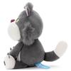 Disney Character Washable Beans Collection Lucifer Plush Toy, Approximately 15cm Tall