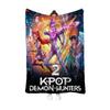 KPOP2 Охотник на демонов 2026 Женская группа Цифровое фланелевое одеяло для сна