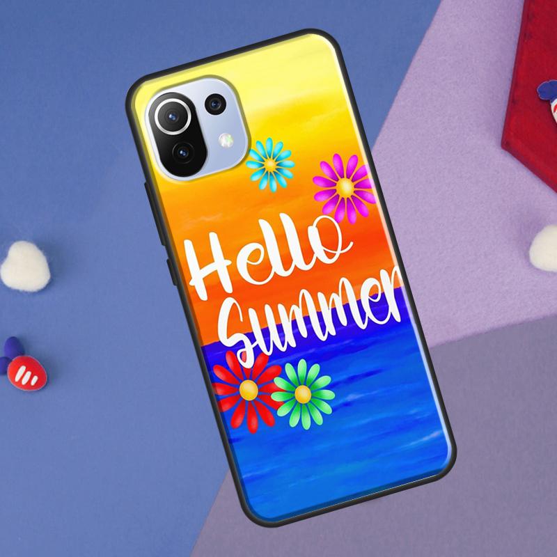 Чехол «Летние Цветы» для Xiaomi 14 Ultra 13 11T 12T 13T 14T Pro POCO X6 X7 Pro X3 X5 F3 F5 F6 M6 Pro