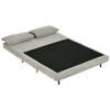 Sofa Bed, Guest Bed, 3-Way Adjustable Backrest, Linen Look, up to 120 kg, 141 x 90 x 81 cm, Grey