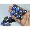 390Cts.Natural Labradorite Blue Flash Oval Cabochon Loose Gemstone 15Pcs Lot LL-1030
