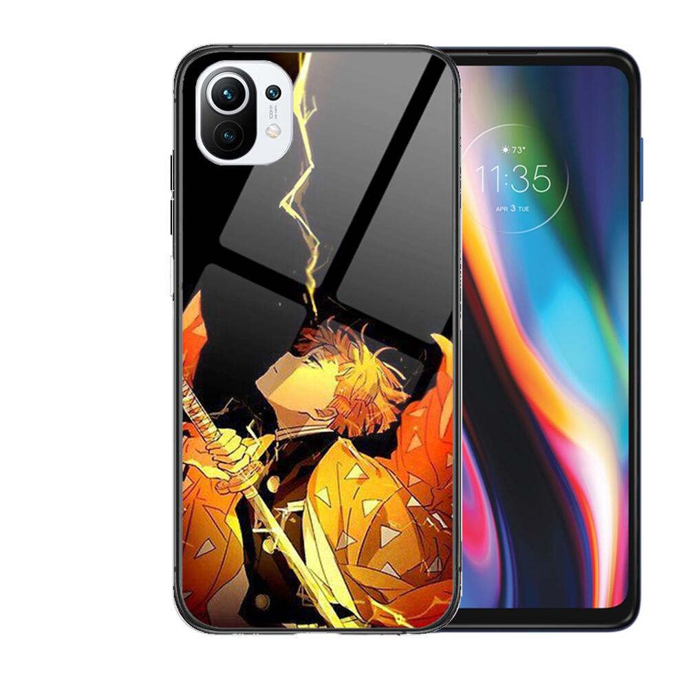 Чехол для телефона из мягкого закаленного стекла Kamado Nezuko Kimetsu No Yaiba Demon Slayer TPU для Xiaomi Redmi 11 Lite Pro Ultra 10T 10 9