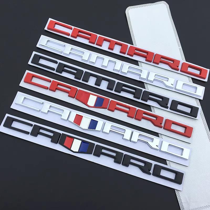 3D наклейки на автомобиль с буквами CAMARO, значок-эмблема на задний багажник для Chevrolet Camaro Equinox Traverse Montana Silverado TrailBlazer Suburban