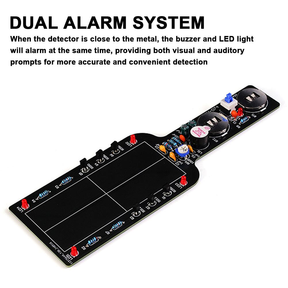 Металлоискатель Электронный DIY Комплект Простой Металлический Локатор Набор Деталей Изготовление Платы