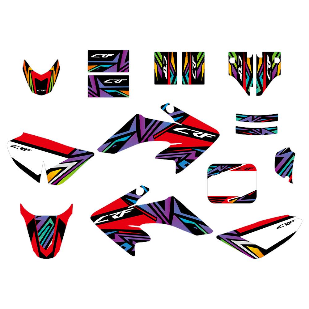 Наклейки для полной оклейки кузова CRF50/CRF50F для мотоциклов и внедорожников (2004-2012 гг.)