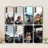 Sam Kolder Чехол для телефона для Samsung Galaxy A73, A72, A71, A70, A53, A52, A51, Другие Мягкий черный чехол