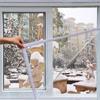 Высокопрозрачные зимние теплые шторы Ветрозащитная пленка для оконного стекла Наружная