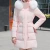 Fashion Winter Long Coats Female Parkas Hooded Faux Fur Collar Lady Jackets Thick Warm Overcoat