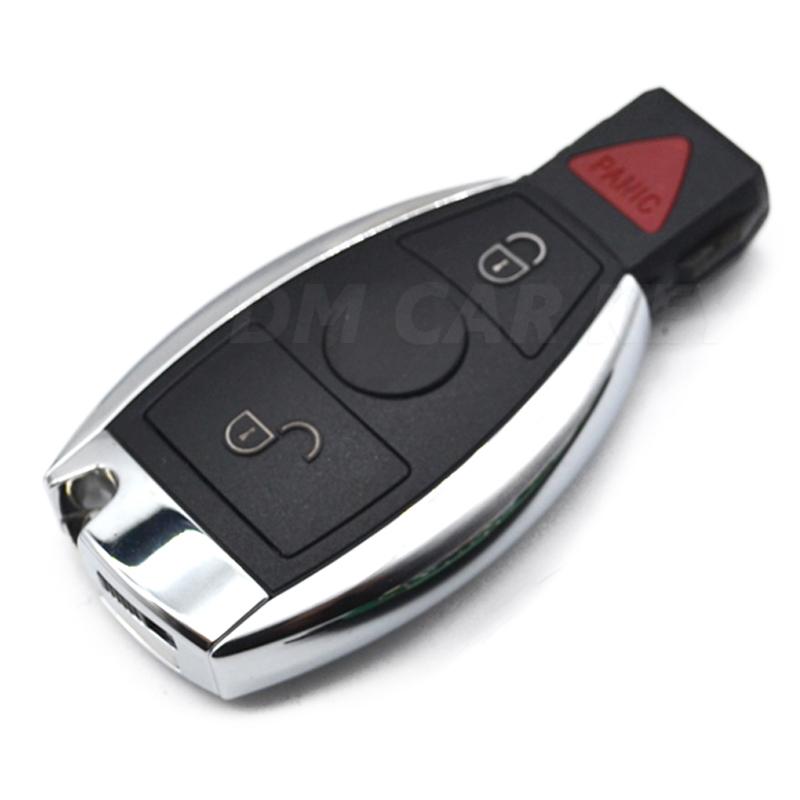 Умный брелок для ключа автомобиля 3/4 кнопки 315/434 МГц BGA NEC для Mercedes Benz 2000+ без бесключевого доступа, дистанционная карта, DIY брелок-контроллер