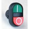 ALLEN-BRADLEY Red/Green Push Button Actuator 800FP-U2EFFE