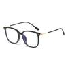 Autumn TR Frame New Gray Simple Glasses Frame Personality College Fashion Wear Anti-blue Flat Mirror.