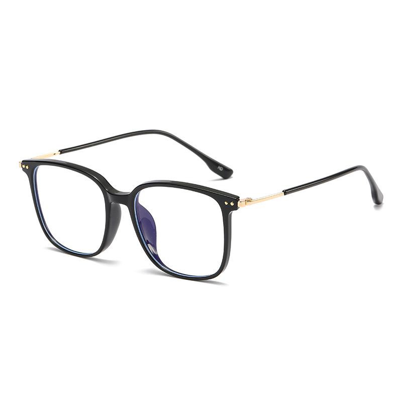 Autumn TR Frame New Gray Simple Glasses Frame Personality College Fashion Wear Anti-blue Flat Mirror.