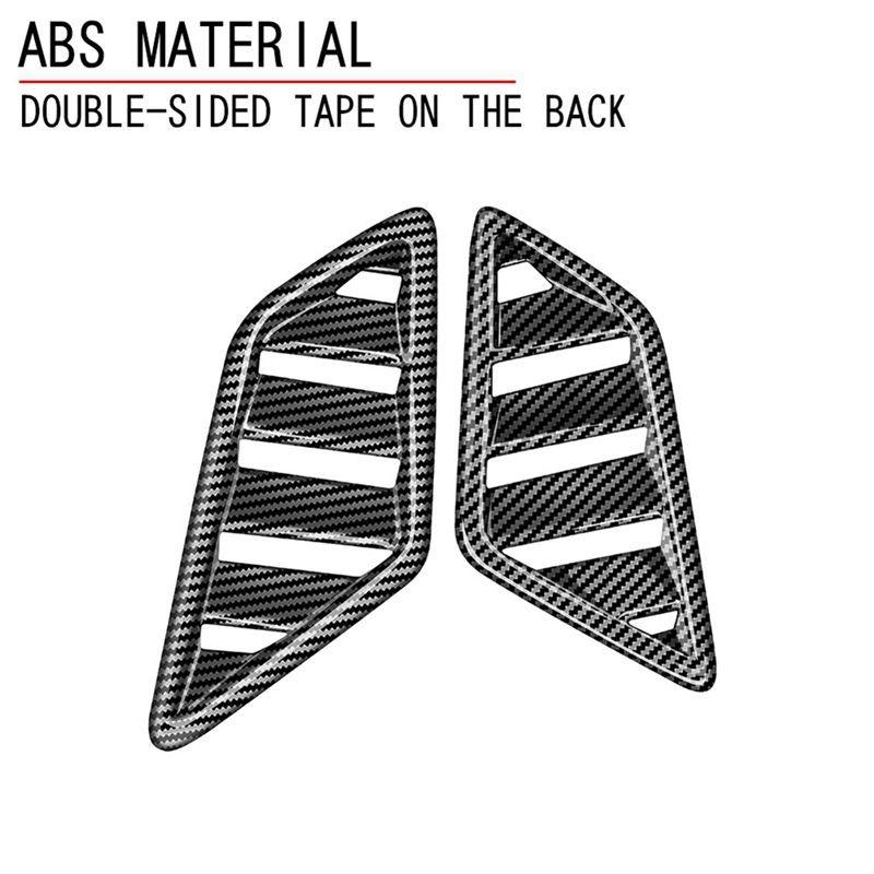 XXR-Air Outlet Vent Trim Cover Frame Sticker Car Styling For Mitsubishi Outlander LHD