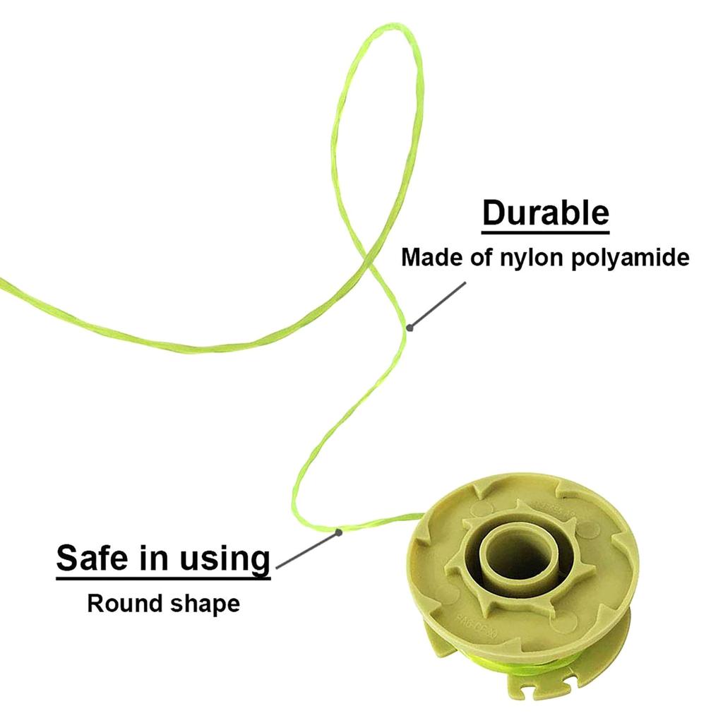 Комплект из 6 струн для триммера, сменная катушка с автоматической подачей лески для беспроводного триммера Weed-Eater AC80RL3 18 В 24 В 40 В