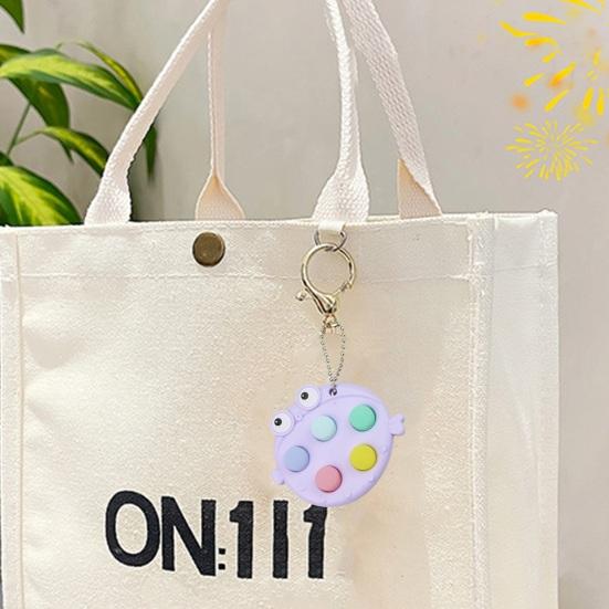 Push Bubble Chain Забавная игрушка-рыба с бусинами Puffer для снятия стресса Quick Push Globefish Сенсорная декомпрессия Непоседа