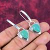 Aqua Chalcedony Handmade Gemstone Jewelry, 925 Solid Sterling Silver Earrings Unique Design Jewelry, For Women
