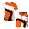Short Sleeve 3D Prints Summer Active Sports Fashion Kids T-shirt Suit Summer Boys Trend Oversized Tee Leisure Shorts 2 Piece