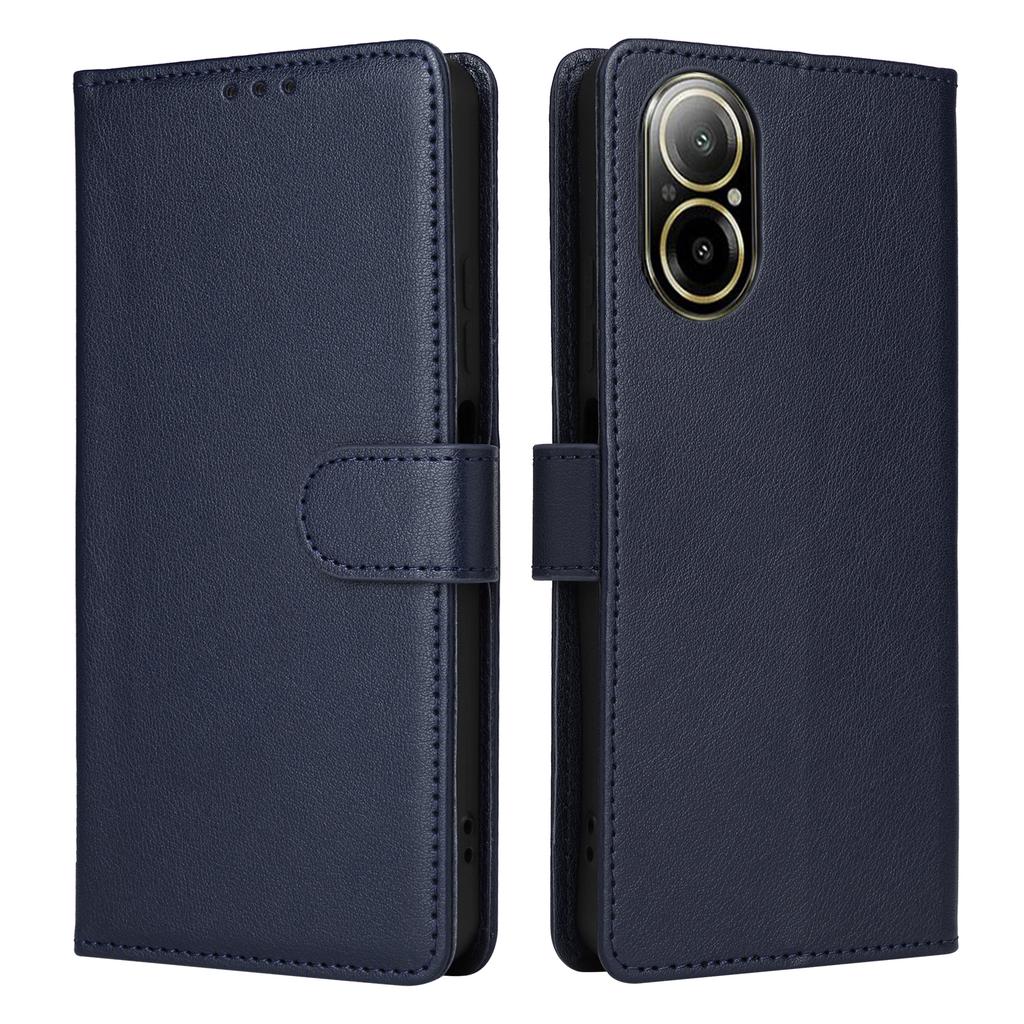 Для Realme C67 4G/12 Lite 4G Чехол Кошелек Подставка Вид PU Кожа Чехол для телефона с ремешком на запястье