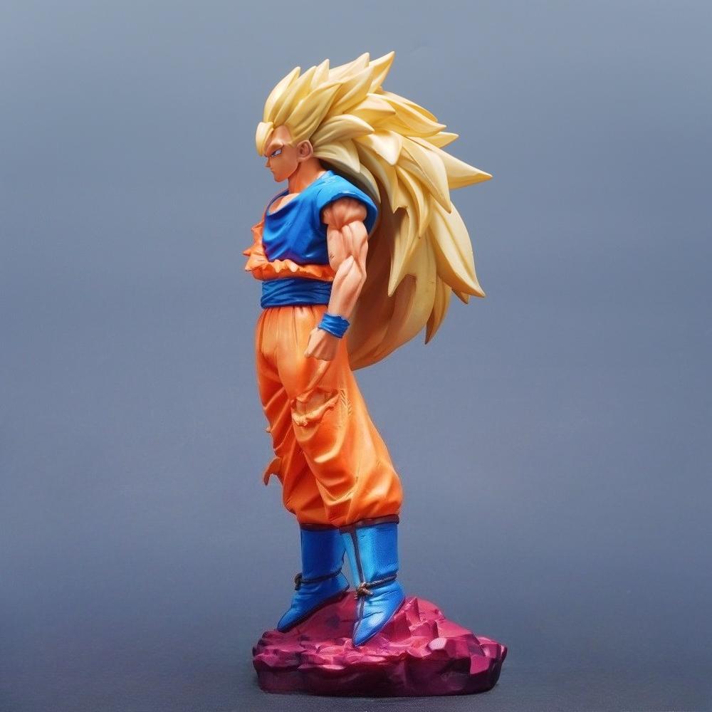 29 см/11,42 дюйма Аниме Фигурка Dragon Ball Супер Сайян Гоку Фигурки Действия ПВХ Статуя Настольное Украшение Коллекционная Модель Игрушки Подарки 3 Круглых Сенсорных