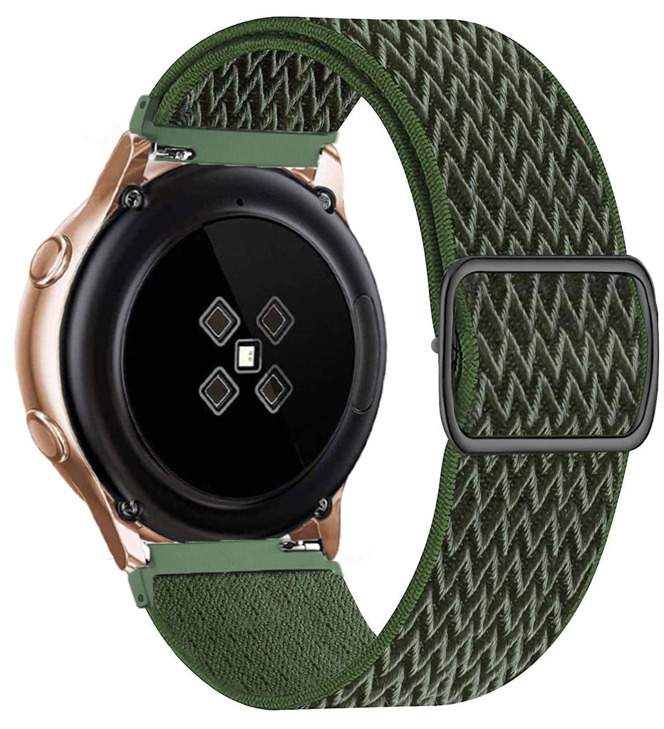 20 мм 22 мм ремешок Для Samsung Galaxy Watch 5/pro/4/classic/3/Active 2 44 45 мм Gear S3 Эластичный нейлоновый петлевой ремешок Huawei GT 2 2e pro 3