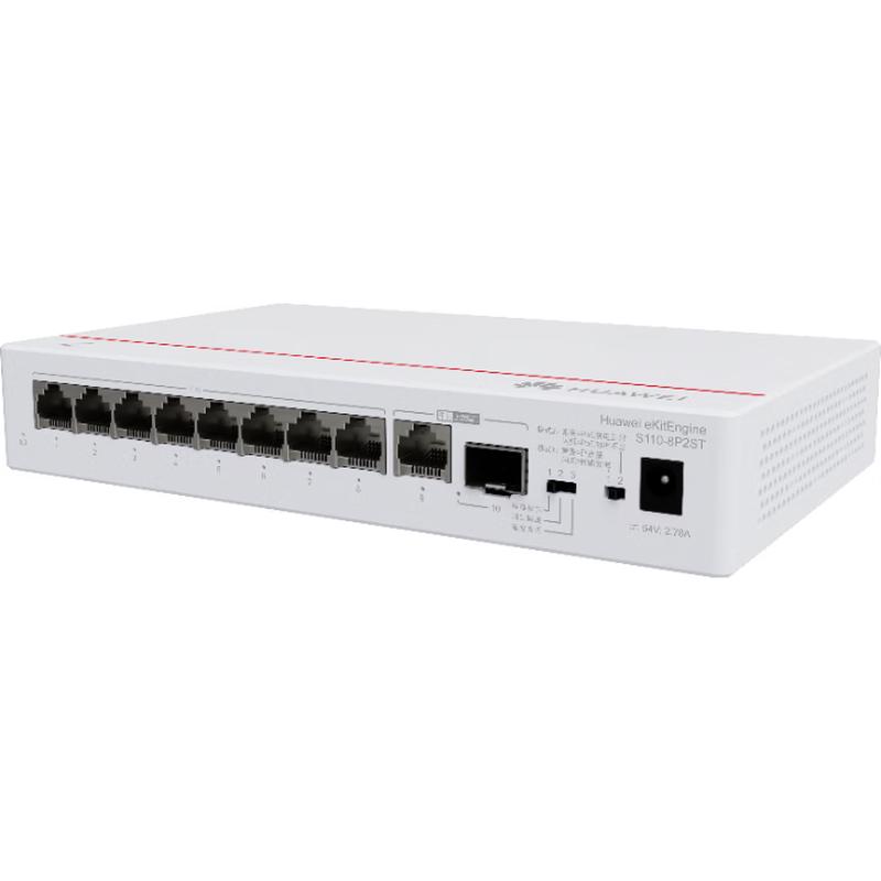 Huawei Kunling 8-Port Gigabit PoE Switch S110-8P2ST