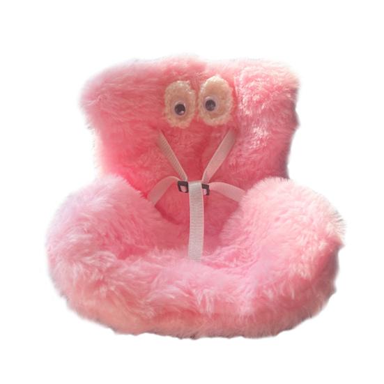 Car Safety Seat for Dolls Decorative Sofa Seat with Furry Cushion And Headrest for Car Air Vents Decor To Display Doll Toy