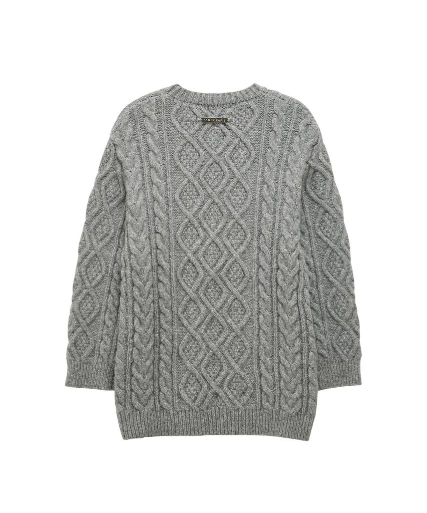 PANDORAFIT Long Twist Knit Ops (Melange Gray)