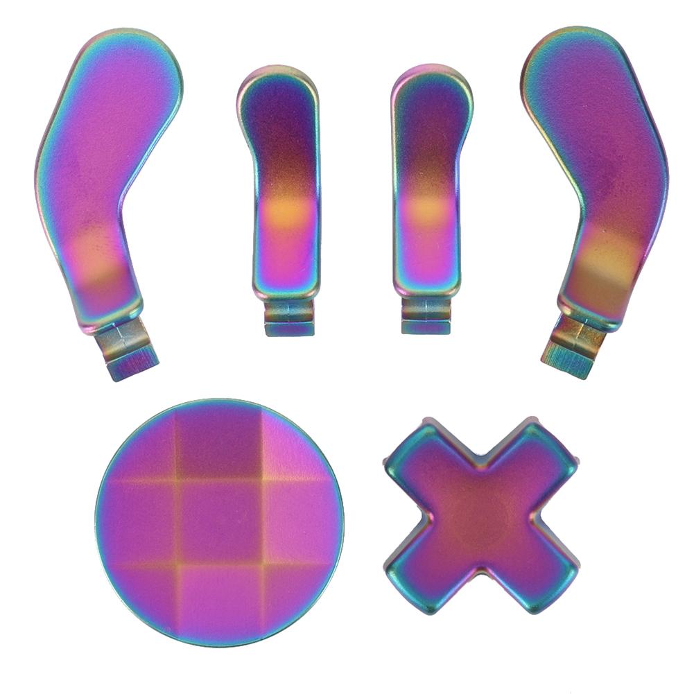 6 в 1 Металлический контроллер Аксессуары с 4 лепестками 2 D-pad Аксессуары Детали Комплект запасных частей для Xbox One Elite Series 2