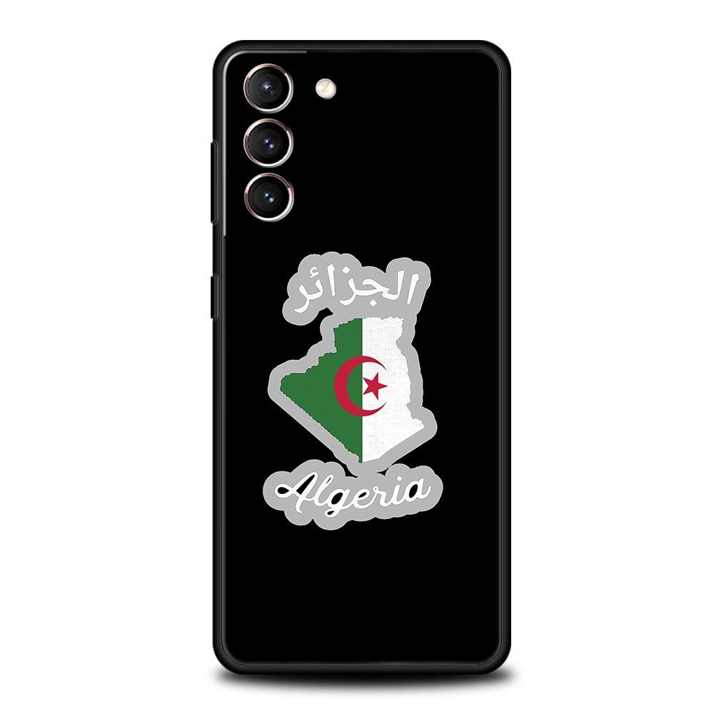 Чехол для телефона с флагом Алжира для Samsung Galaxy S24 S23 Ultra S22 S21 S20 FE 5G S10 S10E S9 Plus S8, мягкий силиконовый черный чехол-бампер