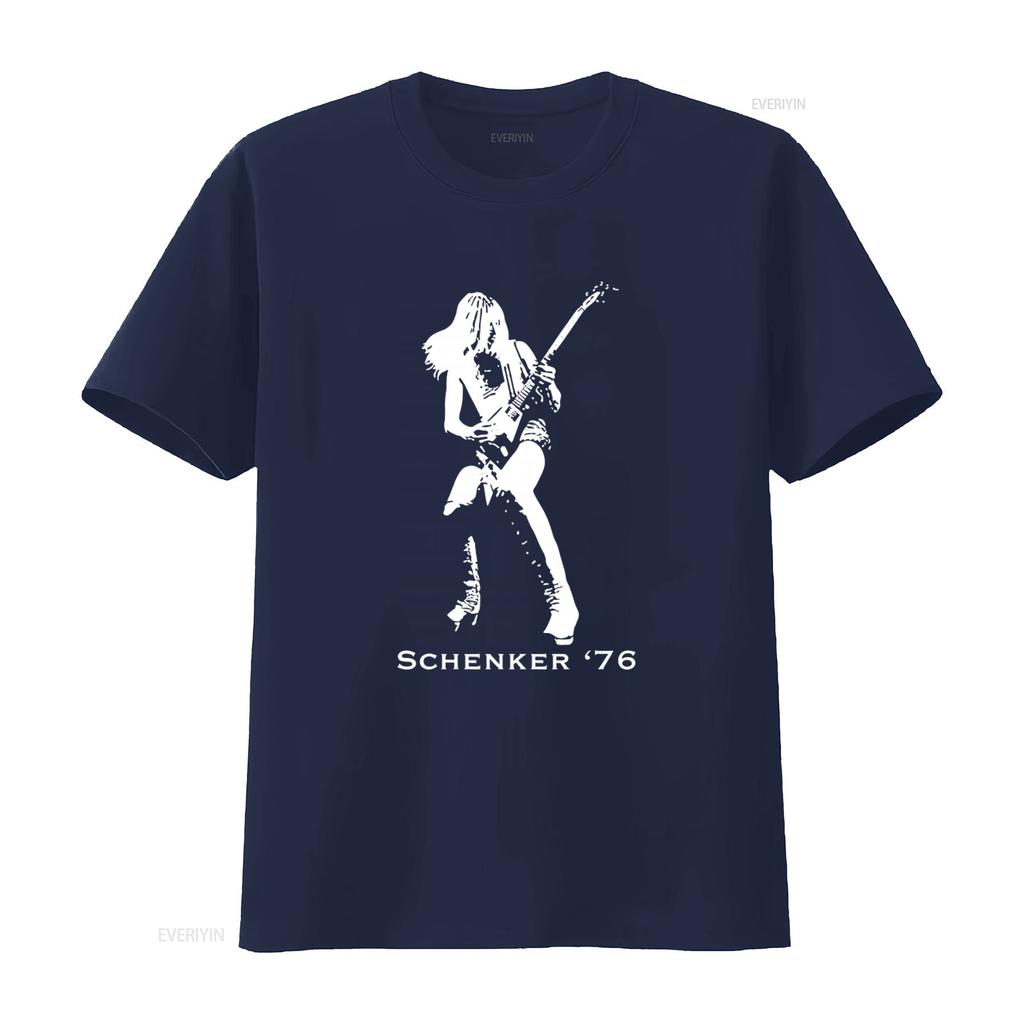 Vintage Michael Schenker 76 Guitarist Rock Band Mens T Shirt Royal Blue All Sizes vintage Washed Breathable Slightly