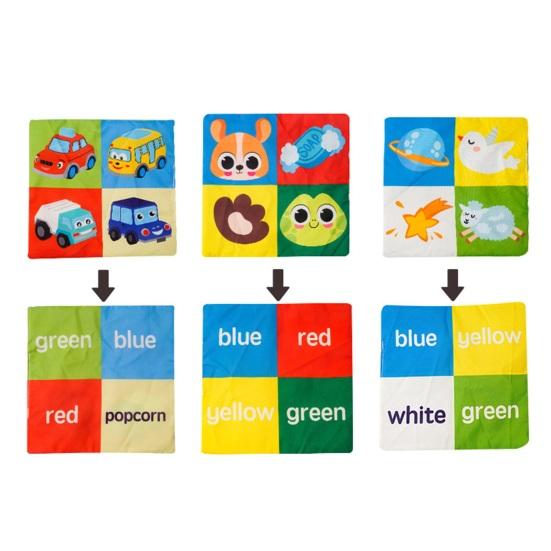 Красочная коробка для салфеток, детские сенсорные игрушки, мультяшная коробка с животными, мягкая коробка для салфеток с мятой бумагой