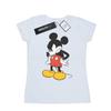 Disney Womens/Ladies Mickey Mouse Angry Look Down Cotton T-Shirt