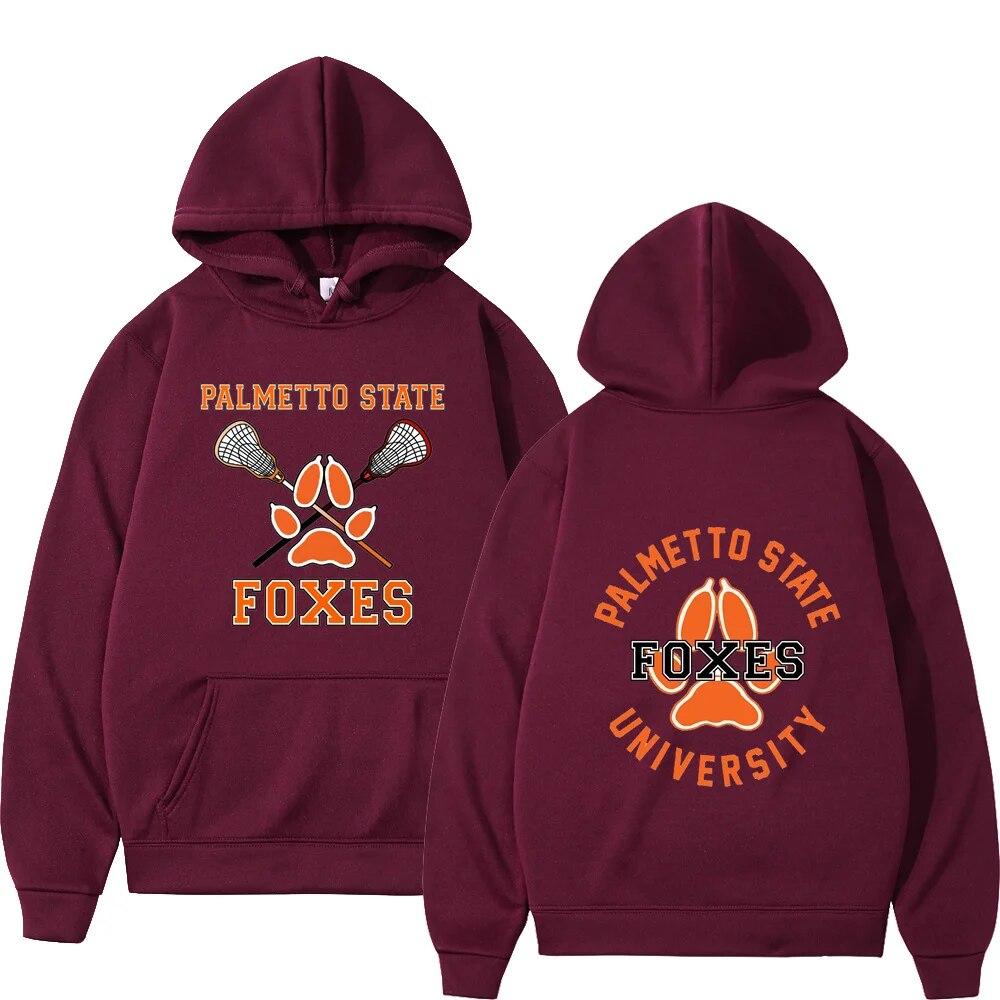 Streetwear The Foxhole Court Palmetto State Foxes Printed Unisex's Hoodie Pullover Unisex Hoodies Women Hip Hop Sweatshirt Clothes