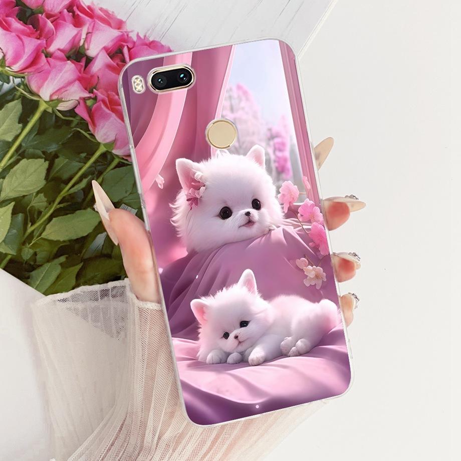 For Xiaomi Mi A1 Mi 5X Phone Case Luxury Flower Butterfly Cartoon Bow Pattern Back Cover Soft TPU Silicone On Xiomi mia1 mi5x