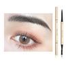 0.1g Eyebrow Filler Ultra-precision Long-lasting Double Head Square Gold Color Tube Beauty Brow Pencil for Women