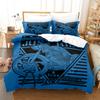 Motorcycle Duvet Cover Set Dirt Bike Extreme Sports Theme for Boy Girl Motocross Racer Polyester Bedding Set King Queen Size