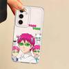 Милый Чехол для Телефона Saiki K-Kusuo для Samsung Galaxy A13 A15 A16 A14 A12 A35 A34 A73 A35 A71 A72 A25 A22 Мягкий Чехол