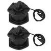 2Pcs PVC Hex Drain Valve Replacement for Yacht Inflatable Fishing Boat Kayak Canoe
