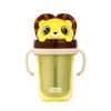 Edison Friends Spill-Proof Double Stainless Steel Straw Cup 2 300ml, Lion Hyan, 1 Piece