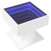 VidaXL Coffee Table with White LED 50x50x45 Cm Engineered Wood 847525