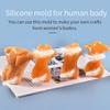Human Body Mold DIY Crystal Epoxy Resin Candle Mould Body Silicone Mold Tool