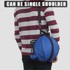 Basketball bag practical portable large bag basketball football storage bag with shoulder strap outdoor sports training bag blue