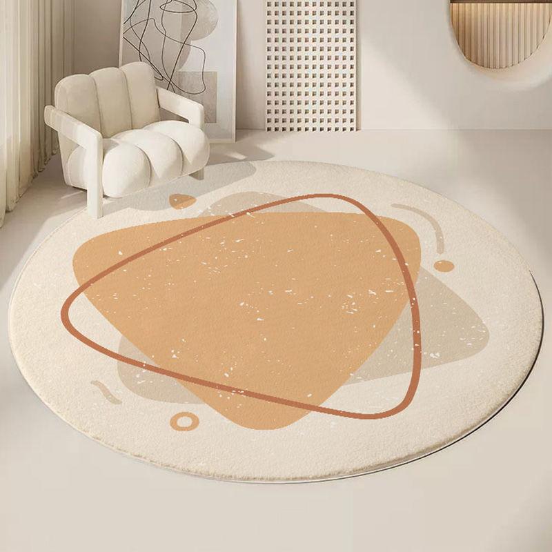 Bedroom Bedside Carpet Children's Mat Coffee Table Computer Chair Study Chair Wear-resistant Floor Mat Circular Dressing Table Carpet