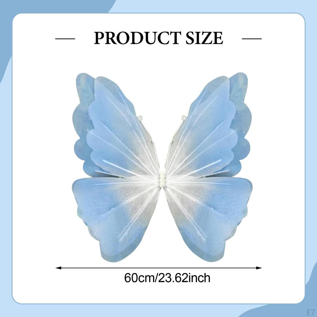 Artificial Butterfly Decoration Wedding Accessory Party Ornament Wall Decor Birthday