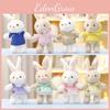 Plush Hoodie Bunny Toy Keychain Stuffed Doll Backpack Pendant Gift Decoration