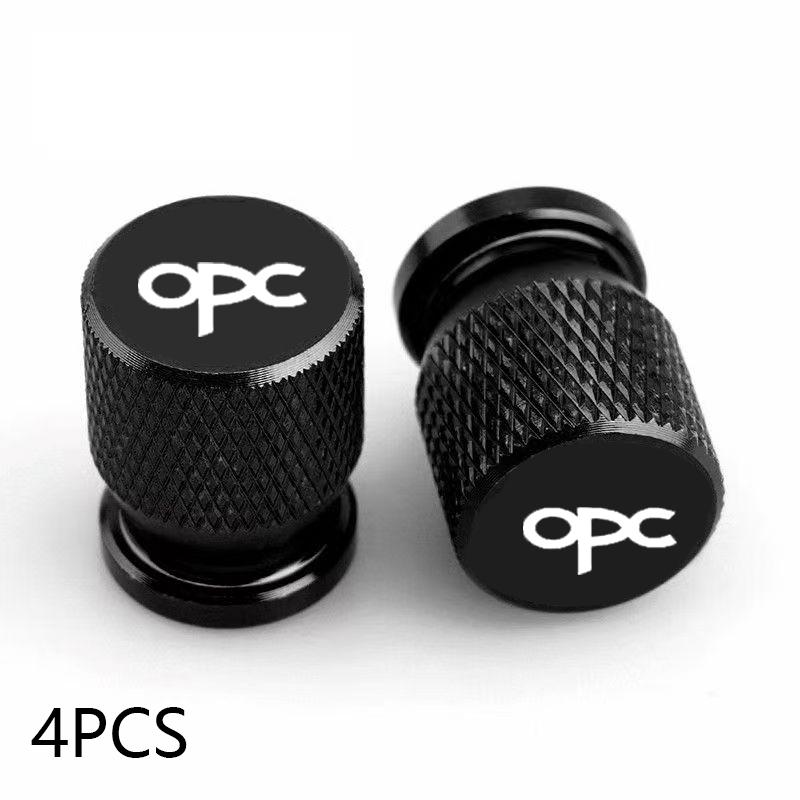 For Opel Opc Accessories 4pcs Car Wheel Tire Valve Caps Tyre Stem Covers Airdust Waterproof